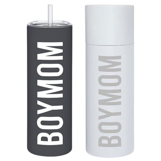 Boy Mom Tumbler With Straw