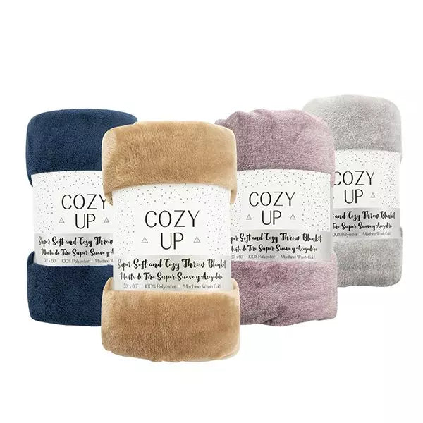 Cozy Up Plush Throw Blanket